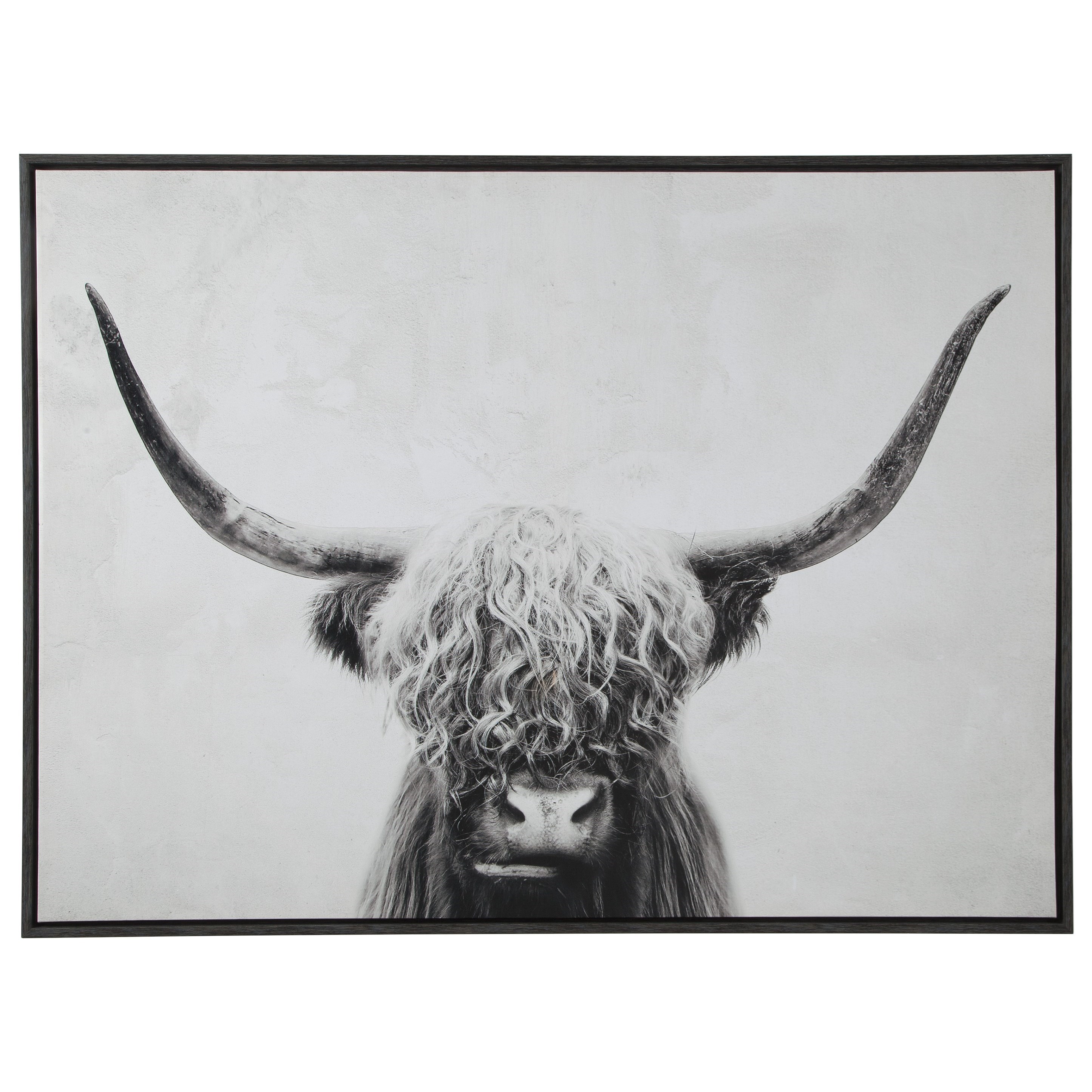 Ashley Signature Design Wall Art A8000258 Pancho Black/White Highland